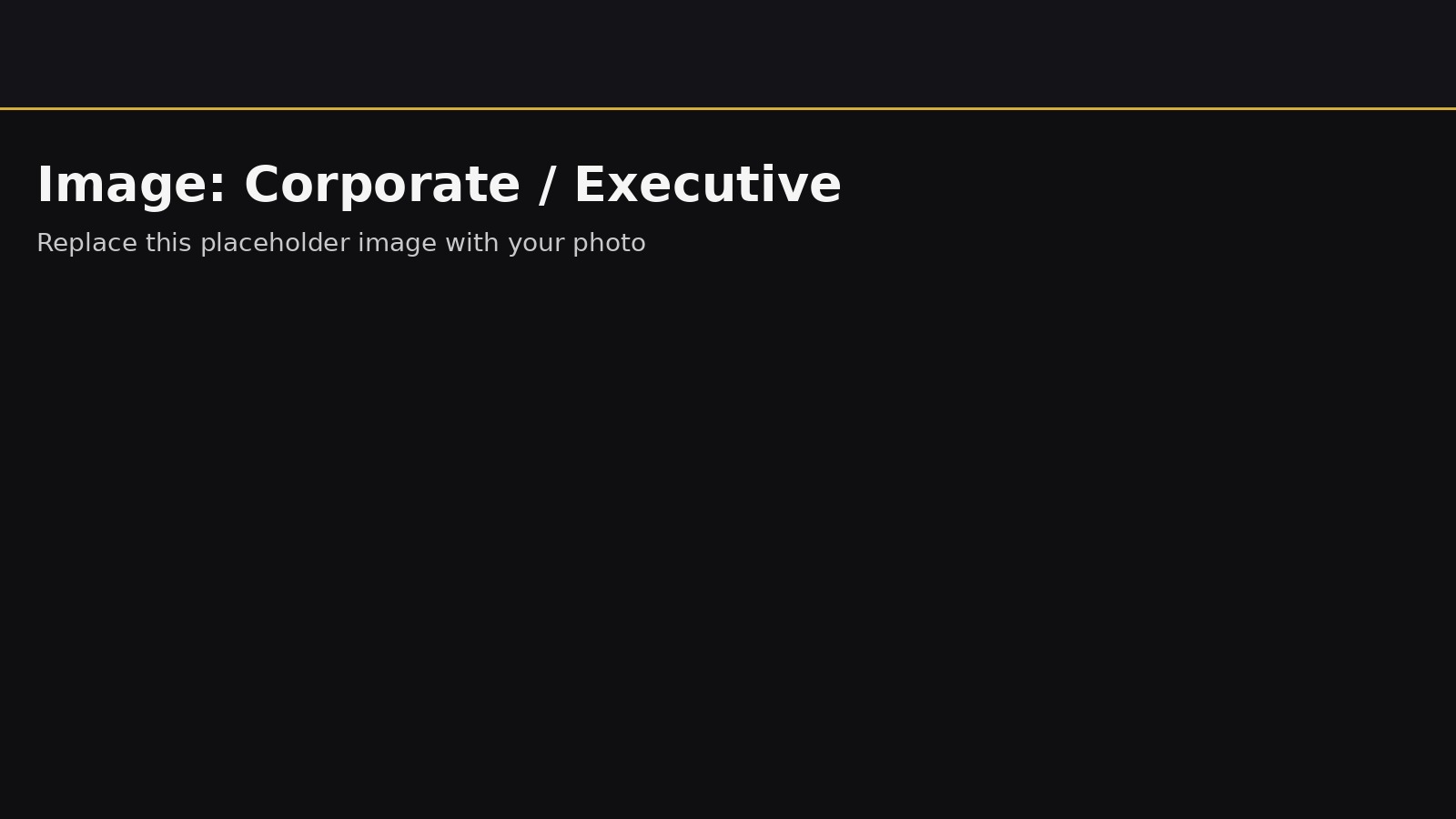 Professional executive travel