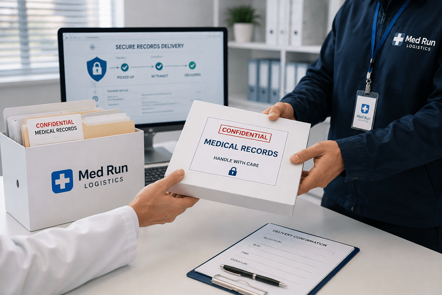 Medical Records Delivery Medical Records Delivery,Confidential Medical Records Transport,Secure Healthcare Document Delivery